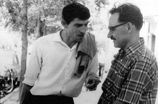 Poet Vasyl Stus and literary critic Ivan Svitlychnyi. Photo: Stus Center