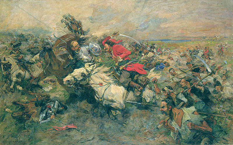 The fight between Maksym Kryvonos and Yarema Vyshnevetskyi, 1934