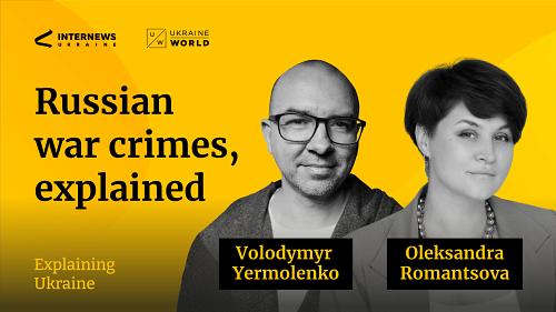 Russian war crimes explained by Nobel-winning Ukrainian NGO - with Oleksandra Romantsova
