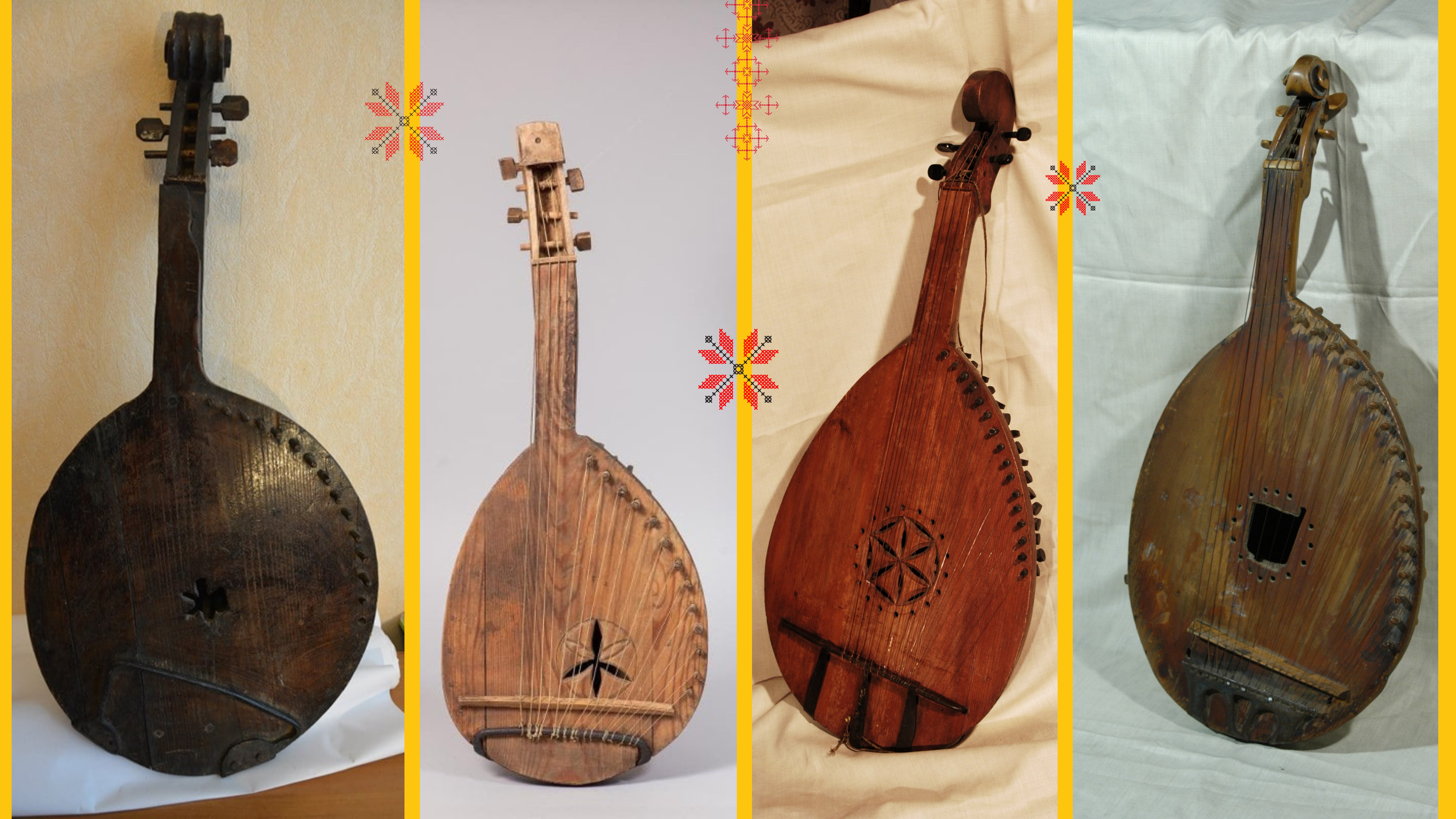 Traditional banduras/Photos courtesy of ethnologist Andrii Paslavskyi